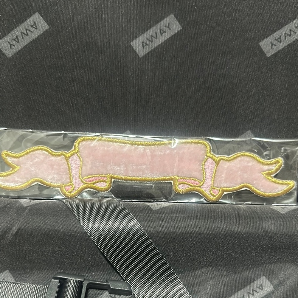 Stoney Clover Lane Pink and Gold Patch